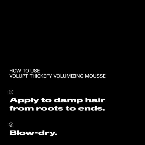 Sebastian Volupt Thickefy Volumising Mousse 140ml