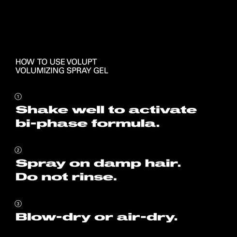 Sebastian Volupt Volumising Spray Gel 150ml