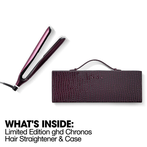NEW GHD CHRONOS HAIR STRAIGHTENER IN CHERRY CHIC