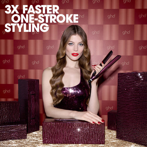 NEW GHD CHRONOS HAIR STRAIGHTENER IN CHERRY CHIC