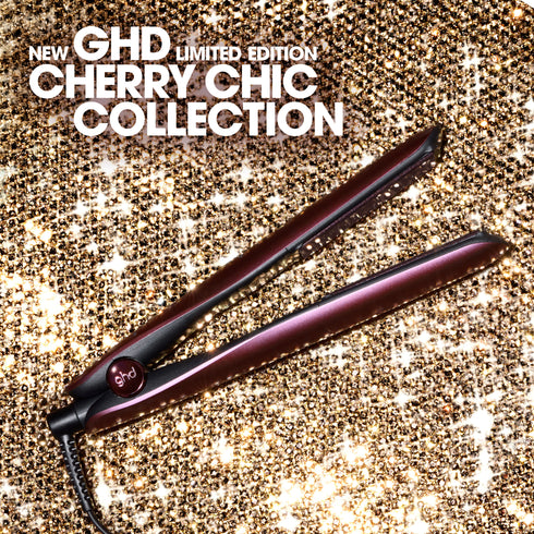 NEW GHD GOLD® HAIR STRAIGHTENER IN CHERRY CHIC