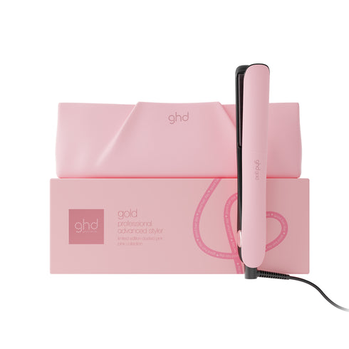 NEW GHD GOLD® HAIR STRAIGHTENER (26MM PLATE) DUSTED PINK