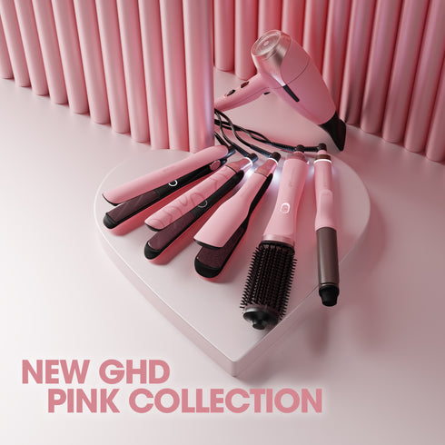 NEW GHD GOLD® HAIR STRAIGHTENER (26MM PLATE) DUSTED PINK