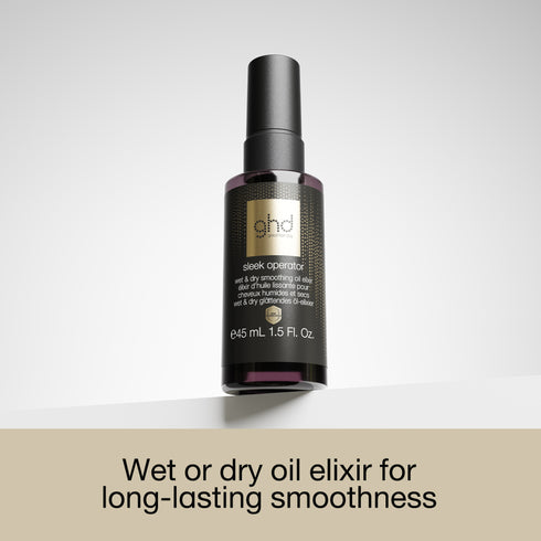 GHD SLEEK OPERATOR - WET OR DRY HAIR OIL ELIXIR