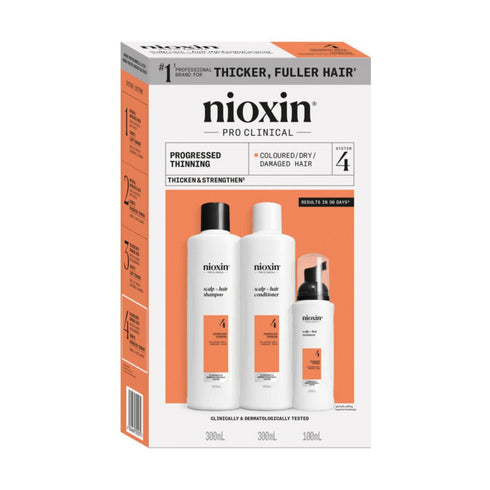 Nioxin System Loyalty Kit 4 - FOR COLOURED HAIR WITH PROGRESSED THINNING