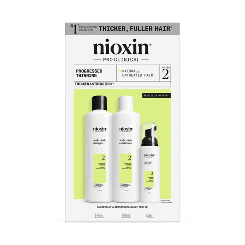 Nioxin System Trial Kit 2 - FOR NATURAL HAIR WITH PROGRESSED THINNING