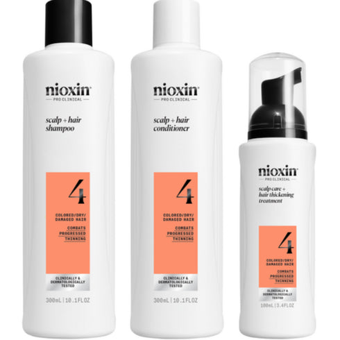 Nioxin System Trial Kit 4 - FOR COLOURED HAIR WITH PROGRESSED THINNING