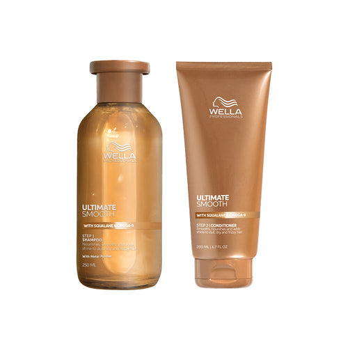 Wella Professionals Ultimate Smooth Shampoo 250ml and Conditioner 200ml