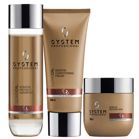 LUXEOIL KERATIN PROTECT TRIO