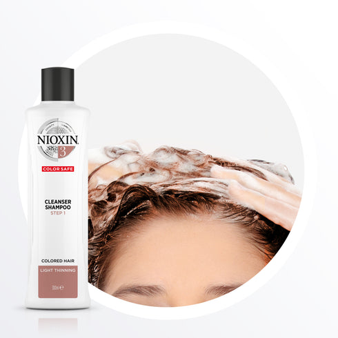 Nioxin 3 Trial Kit for Coloured Hair with Light Thinning
