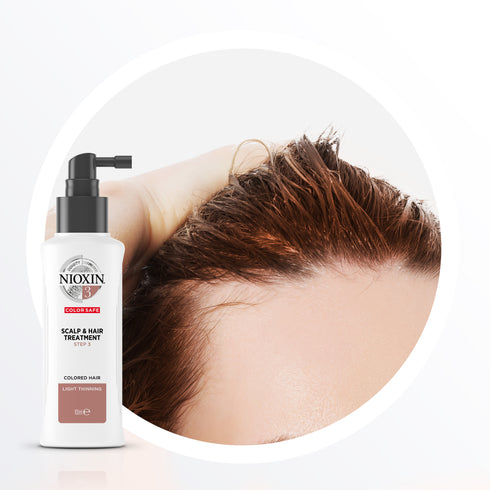 Nioxin 3 Trial Kit for Coloured Hair with Light Thinning