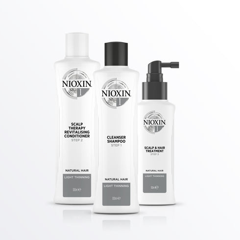 Nioxin 1 Scalp Therapy Revitalising Conditioner for Natural Hair with Light Thinning 300ml