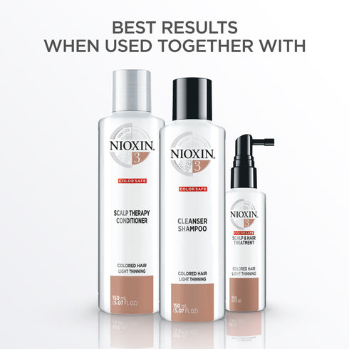 Nioxin 3 Scalp & Hair Treatment for Coloured Hair with Light Thinning 100ml