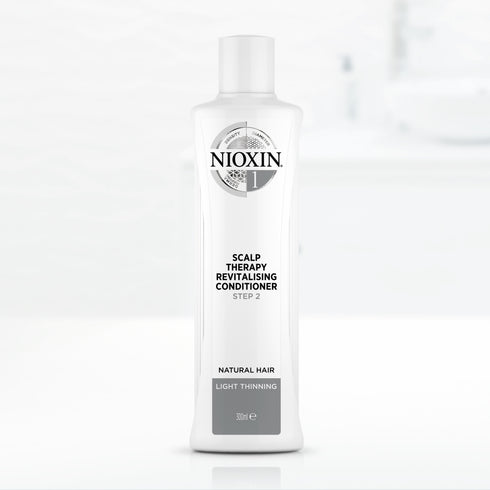 Nioxin 1 Scalp Therapy Revitalising Conditioner for Natural Hair with Light Thinning 300ml