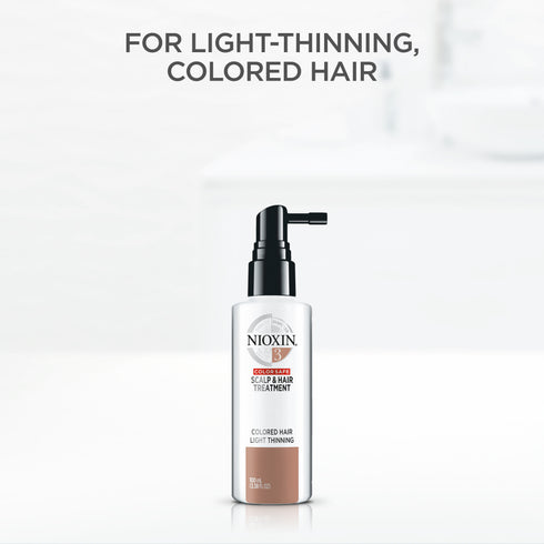 Nioxin 3 Scalp & Hair Treatment for Coloured Hair with Light Thinning 100ml