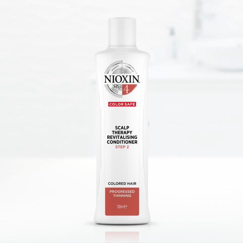 Nioxin 4 Scalp Therapy Revitalising Conditioner for Coloured Hair with Progressed Thinning 300ml
