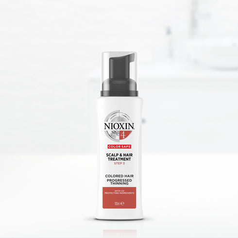 Nioxin 4 Scalp & Hair Treatment for Coloured Hair with Progressed Thinning 100ml