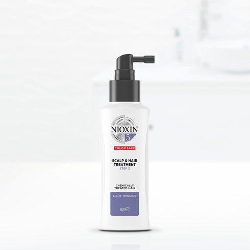 Nioxin 5 Scalp & Hair Treatment for Chemically Treated Hair with Light Thinning 100ml