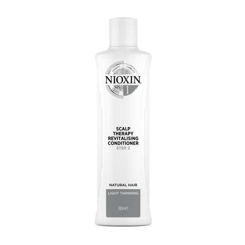 Nioxin 1 Scalp Therapy Revitalising Conditioner for Natural Hair with Light Thinning 300ml