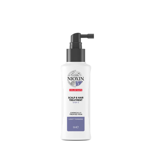Nioxin 5 Scalp & Hair Treatment for Chemically Treated Hair with Light Thinning 100ml
