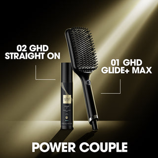 GHD Glide+ Max Hot Brush For Long, Thick And Curly Hair