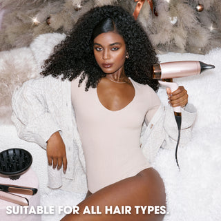 GHD Deluxe Hair Dryer & Straightener Gift Set In Cashmere Beige (Total Value £668)