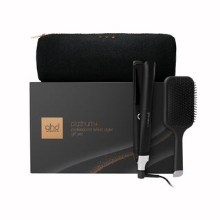 GHD Platinum+ Hair Straightener Festive Gift Set In Black (Total Value £306.50)