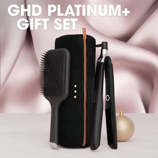 GHD Platinum+ Hair Straightener Festive Gift Set In Black (Total Value £306.50)