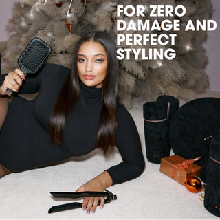 GHD Sculpt  Interactive Hair Straightener Festive  Gift  Set In Black (Total Value £431.50)