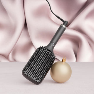 GHD Glide+ Max Hot Brush Festive Gift Set In Black (Total Value £246.50)