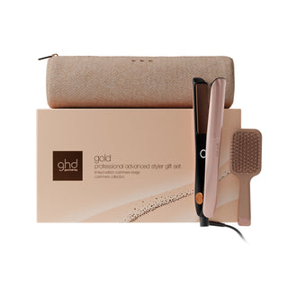 GHD Gold Hair Straightener Festive Gift Set In Cashmere Beige (Total Value £261)