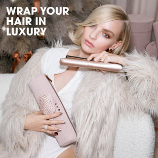 GHD Gold Hair Straightener Festive Gift Set In Cashmere Beige (Total Value £261)