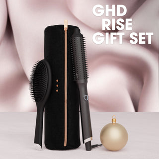 GHD Rise Hot Brush Festive Gift Set In Black (Total Value £236.50)
