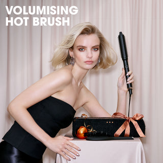 GHD Rise Hot Brush Festive Gift Set In Black (Total Value £236.50)
