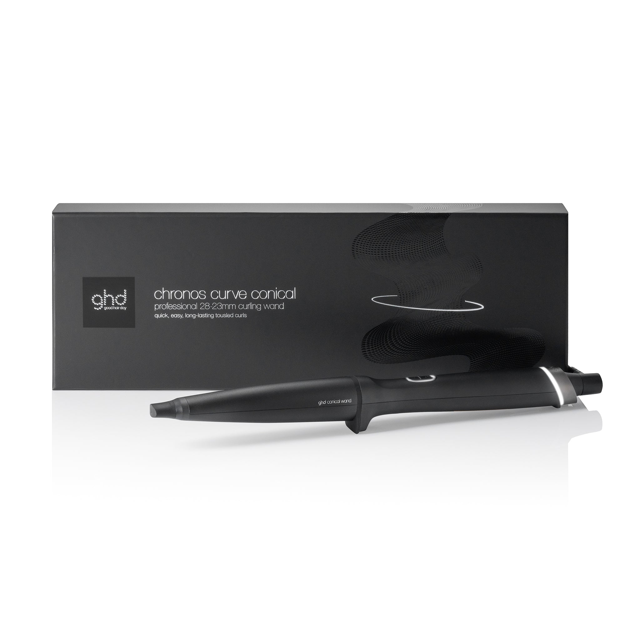 NEW GHD CHRONOS CURVE CONICAL WAND (28-23MM BARREL) FOR BEACH