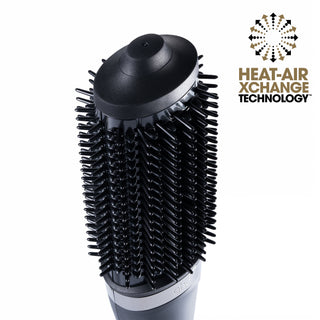GHD Duet Blowdry Hair Dryer Brush In Black