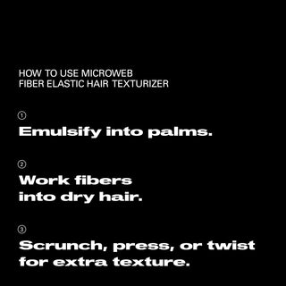 Microweb Fiber Elastic Hair Texturiser 45ml