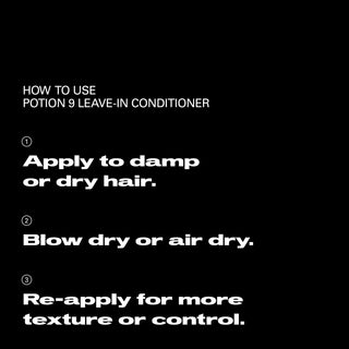 Potion 9 Leave-In Conditioner 200ml & Styling Cream 50ml