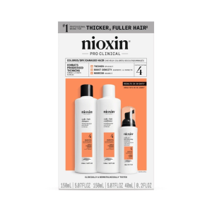 Nioxin System Trial Kit 4 For Coloured Hair with Progressed Thinning