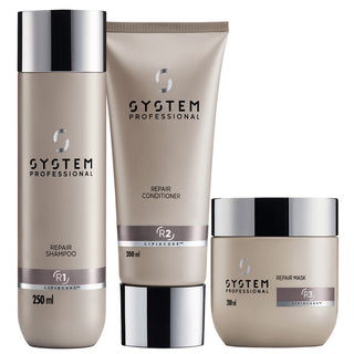 Repair Trio Shampoo 250ml, Conditioner 200ml & Repair Mask 200ml