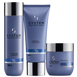 Smoothen Trio Shampoo 250ml, Conditioner 200ml & Mask 2000ml