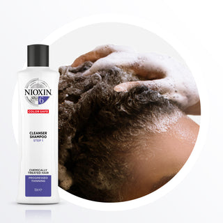 Nioxin 6 System Trial Kit for Chemically Treated Hair with Progressed Thinning