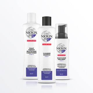 Nioxin 6 Scalp & Hair Treatment for Chemically Treated Hair with Progressed Thinning 100ml