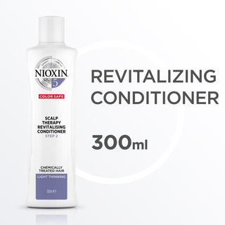 Nioxin 5 Scalp Therapy Revitalising Conditioner for Chemically Treated Hair with Light Thinning 300ml