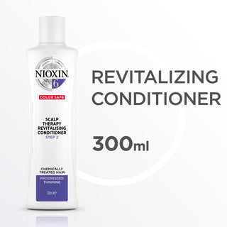 Nioxin 6 Scalp Therapy Revitalising Conditioner for Chemically Treated Hair with Progressed Thinning 300ml