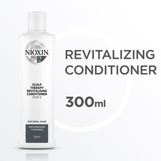 Nioxin 2 Scalp Therapy Revitalising Conditioner for Natural Hair with Progressed Thinning 300ml