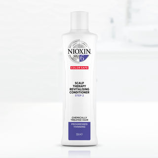 Nioxin 6 Scalp Therapy Revitalising Conditioner for Chemically Treated Hair with Progressed Thinning 300ml