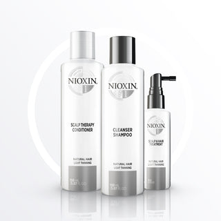 Nioxin 1 Trial Kit for Natural Hair with Light Thinning