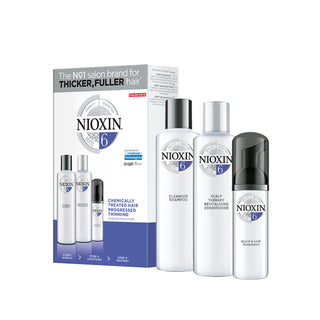 Nioxin 6 System Trial Kit for Chemically Treated Hair with Progressed Thinning